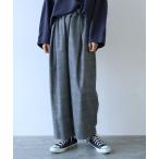 ショッピングPT パンツ washable wool check gum tack P レディース