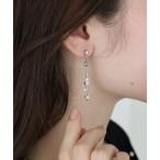 ピアス パールロングチェーンピアス / ニッケルフリー レディース