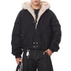 ブルゾン アウター “品よく暖かく決まる” フードファージャケット メンズ レディース