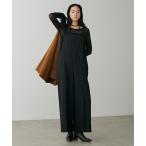 サロペット オーバーオール 「LARUTA」裏起毛サキソニーサロペット レディース