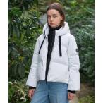 ダウンコート ダウンジャケット 「CLASSY.12月号掲載」フーデッドショートダウン レディース