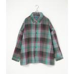 ブラウス シャツ BEVERLY HILLS POLO CLUB シャギーチェックシャツジャケット レディース