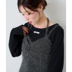 tシャツ 「4色展開」ニットタグロンTEE レディース