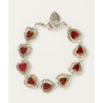 「Ray BEAMS」 ブレスレット ONE SIZE レッド レディース