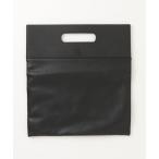 「TAKEO KIKUCHI」 ワンポイントクラッチバッグ - ブラック メンズ