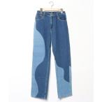 [Hollister] Denim брюки - голубой женский 