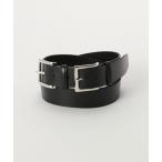 ベルト 「Geek Office / ギークオフィス」LCDC TM / DOUBLE BUCKLE LEATHER BELT レディース