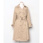 [BEAMS HEART] тренчкот S бежевый женский 