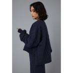 「HeRIN.CYE」 長袖カットソー FREE ネイビー レディース