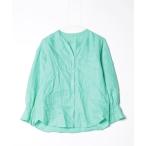 「COUP DE CHANCE」 長袖ブラウス 40 グリーン レディース
