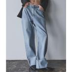 [AIC.] Denim брюки SMALL голубой женский 