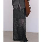 ショッピングスパンコール スカート スパンコールロングスカート