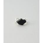 指輪 リング 「ジェム」 リング ブラックカルセドニー レディース