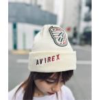 ニット帽 ニットキャップ AVIREX / AX EX VARSITY RANDOM PATCH KNIT WATC / 81263000 メンズ レ