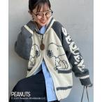 ニット セーター 「WEB限定」「SEQUENZ/シークエンズ」 SNOOPY ワイドシルエットカウチンニット レディース メンズ