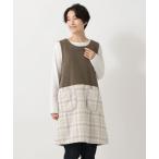 ショッピングエプロン エプロン タータンチェック柄あったかチュニックエプロン/Afternoon Tea Original Tartans