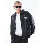 ショッピング新作 スタジャン SHORTROUND/「25年秋冬新作」PUグラフィックスタジャン メンズ レディース