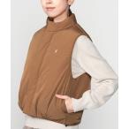 ショッピングジムフレックス コート アウター Gymphlex | ナイロンタフタ ショート中綿ベスト WOMEN レディース