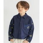 ブラウス シャツ 「おそろい」きんもくせい刺しゅう長袖シャツ キッズ 子供服 男の子