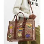 ショッピングシグネチャー トートバッグ ウェスリー トート・シグネチャー キャンバス・パッチ メンズ レディース