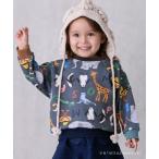 ショッピング女の子 トレーナー  「おさるのジョージ」総柄トレーナー キッズ 子供服 男の子 女の子