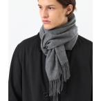 マフラー ウォッシャブルカシミヤ ソリッドマフラー メンズ