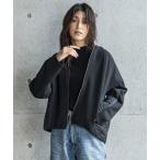 ショッピング無地 ブルゾン アウター ダンボール×キルティングミドルノーカラーブルゾン レディース