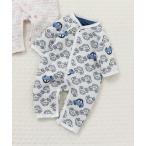 ベビー服 ロンパース キルトジャガードカバーオール