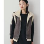 ベスト ジレ ムートンライクベスト レディース