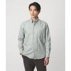  формальный рубашка e Blit C brush do "в елочку" кнопка-застежка down рубашка - легкий утюг * антибактериальный - мужской 