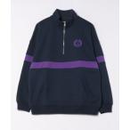 ショッピングVans トレーナー スウェット VANS ヴァンズ M Bi-Color Half Zip Sweat スウェットクルー 125K1050100 NAVY メ
