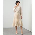 「ANAYI」 長袖ワンピース 38 アイボリー レディース