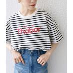 「SHIPS any」 半袖Tシャツ ONE SIZE ホワイト レディース