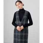 「ANAYI」 サロペットスカート 36 チャコールグレー レディース