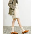 「KBF」 ショートパンツ ONE アイボリー レディース