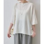 「BEARDSLEY」 半袖ニット FREE ホワイト レディース