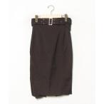 「GUCCI」 タイトスカート 40 ブラウ