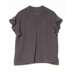 「Spick & Span」 半袖ブラウス FREE グレー レディース