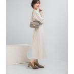 ショッピングマキシ丈ワンピース ワンピース ウォッシャブルウエストマークワンピース