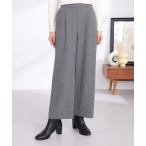 ショッピングパンツ パンツ 「キレメクパンツ」２WAYストレッチ起毛ゆるワイドパンツ レディース