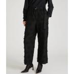 ショッピングTOKYO パンツ 「crinkle crinkle crinkle」3D embroidery twill easy pants/3D刺繍ツイルイージーパンツ