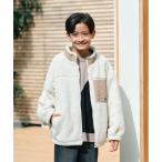 コート アウター 「先行販売」「Refurbish」スタンドジップボアアウター (スタンドネック/スタンドジップ/ボア/軽やか/保温性/フロントポケッ