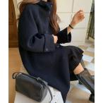 コート アウター フーディニットメルトンロングコート レディース