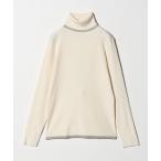 ショッピングタートル ニット セーター ハイゲージ リブ ラメライン タートルニット ‐ウォッシャブル‐「A DAY IN THE LIFE」 レディース