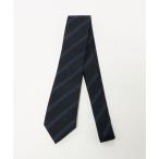 ショッピングネクタイ ネクタイ ウール シルク ストライプ ネクタイ「A DAY IN THE LIFE」