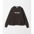 トレーナー スウェット 裏起毛 ロゴスウェット 「A DAY IN THE LIFE」 レディース