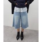 ジーンズ デニム デニムパンツ バミューダデニムパンツ レディース