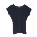 「Christian Dior」 半袖ニット M ネイビー レディース