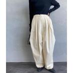 ショッピングカーゴ 「mizuiroind」 カーゴパンツ F アイボリー レディース