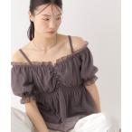 「Heather」 半袖ブラウス FREE グレー レディース
